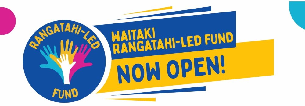 Waitaki rangatahi led baner