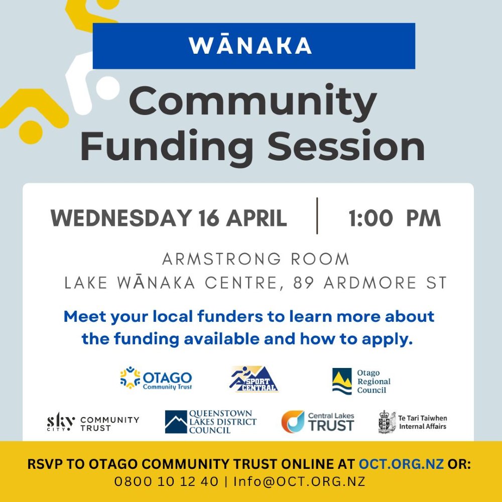 Wānaka Funding Hui