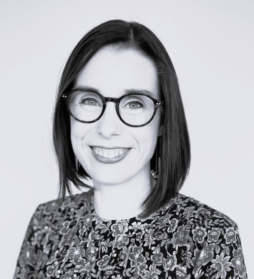 Jemma Adams Grey scale headshot